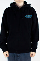 HUF Enforcer Full Zip Hoodie - Black