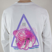 HUF Forbidden Domain Longsleeve T-shirt - White