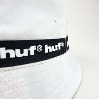 HUF HER Reversible Bucket Hat - White/Black/Blue