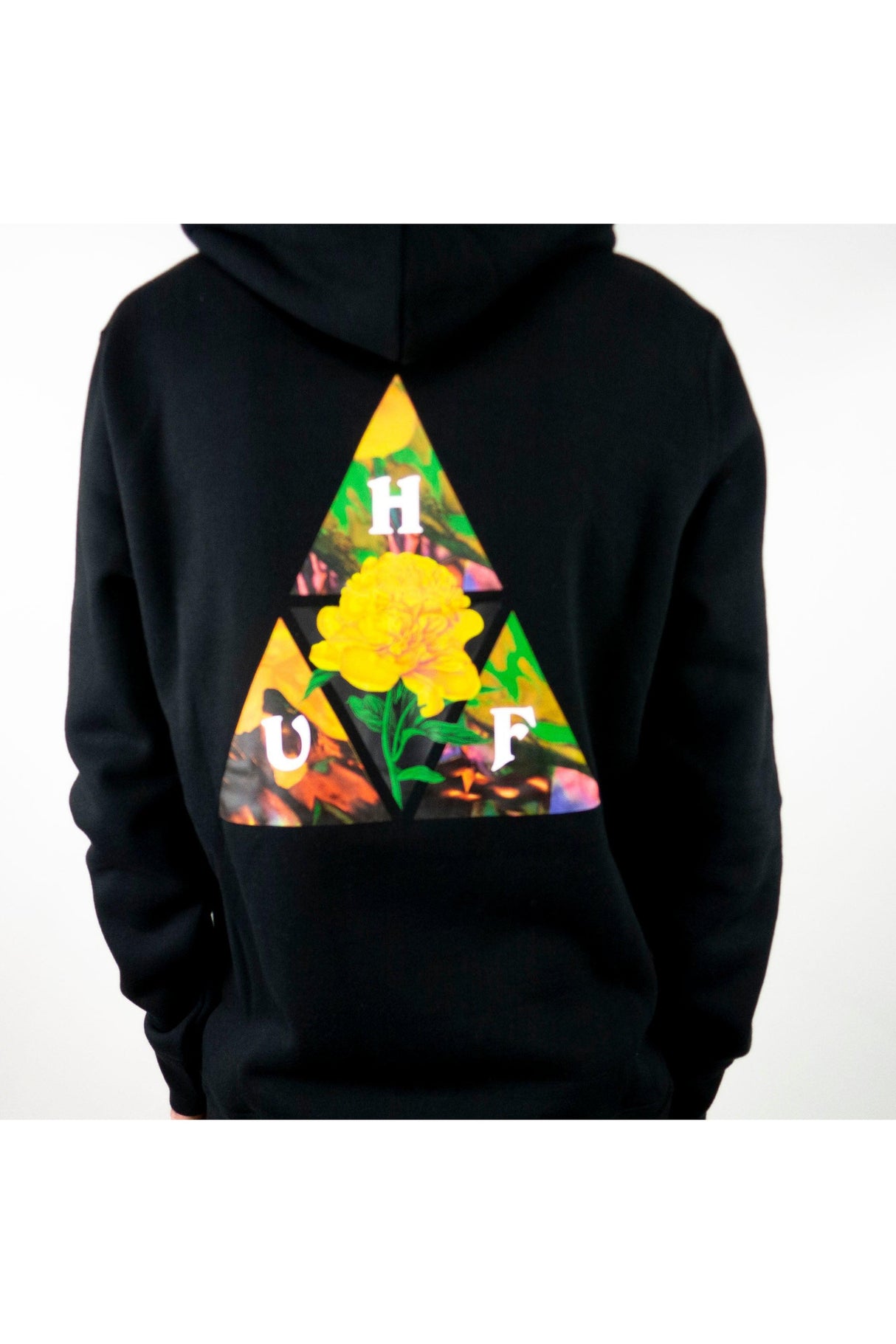 HUF New Dawn Triple Triangle Hoodie - Black