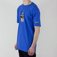 HUF X Street Fighter Chun-Li T-Shirt- Royal Blue
