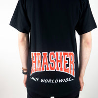 HUF x Thrasher High Point T-Shirt - Black