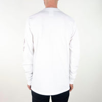 HUF x Thrasher Monteray Long Sleeve T-Shirt - White