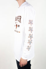 HUF x Thrasher Monteray Long Sleeve T-Shirt - White