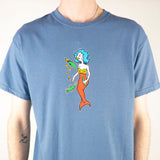 Krooked Shmoo Mermaid T-Shirt - Indigo / Multi