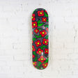 Krooked Skateboards Team Wild Flowers Deck 8.25" - Black