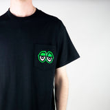 Krooked Strait Eyes T-Shirt - Black / Green