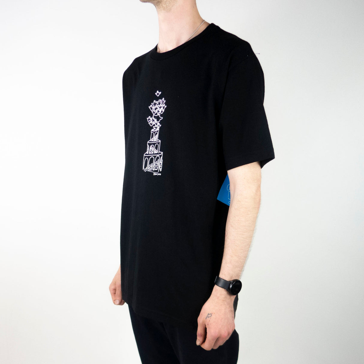 Krooked Swarm T-Shirt - Black / White