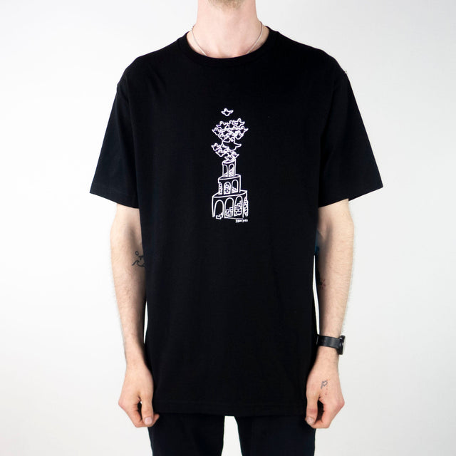 Krooked Swarm T-Shirt - Black / White