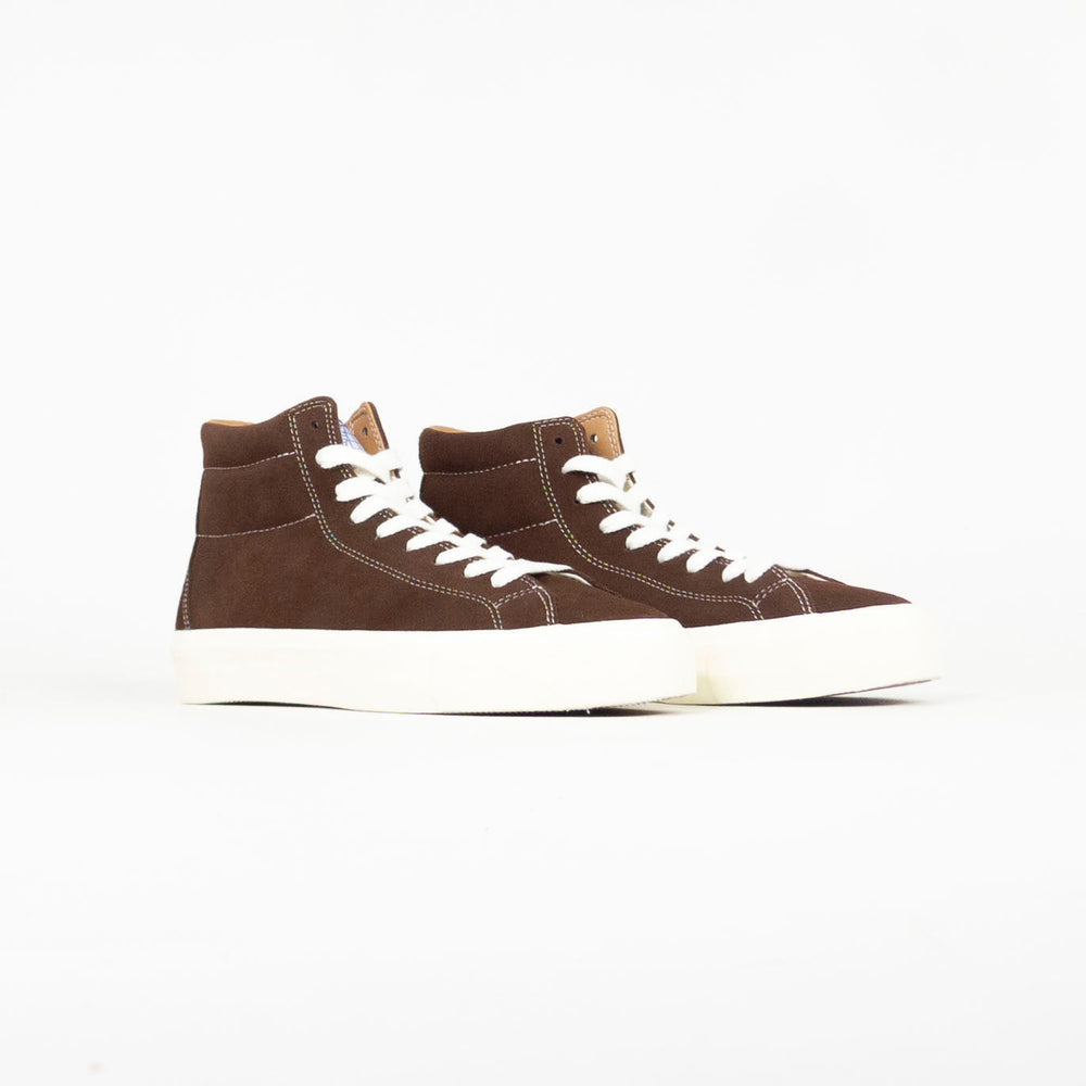 Last Resort AB VM003 Suede Hi - Choc Brown / White