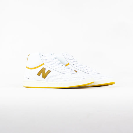 New Balance Numeric 440 Shoes - White / Yellow (NM440HJR)