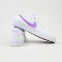 Nike SB Blazer Court Shoes - White/Fuchsia Glow (103)