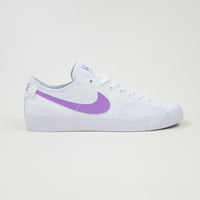 Nike SB Blazer Court Shoes - White/Fuchsia Glow (103)