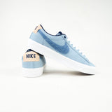 Nike SB Blazer Low GT Premium Shoes - Summit White / Midnight Navy-Summit White (100)