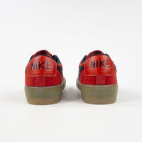 Nike SB Blazer Low GT Shoes - Cinnabar/Black-Cinnabar-Gum Light Brown (600)