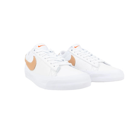 Nike SB Blazer Low GT Shoes - White / Lt Cognac-White-Lt Cognac (100)