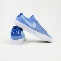Nike SB Blazer Low Pro GT Shoes - Coast/Psychic Blue (400)