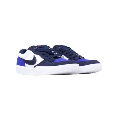 Nike SB Force 58 Shoes - Obsidian / Obsidian-White-Hyper Royal (401)