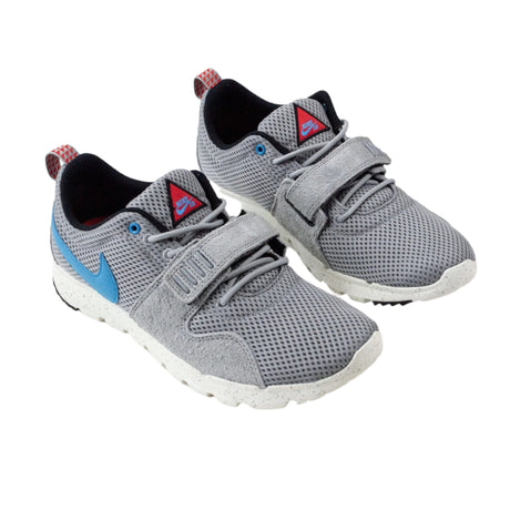 Nike SB Trainerendor Shoes- Base Grey / Vivid Blue / Sail Black