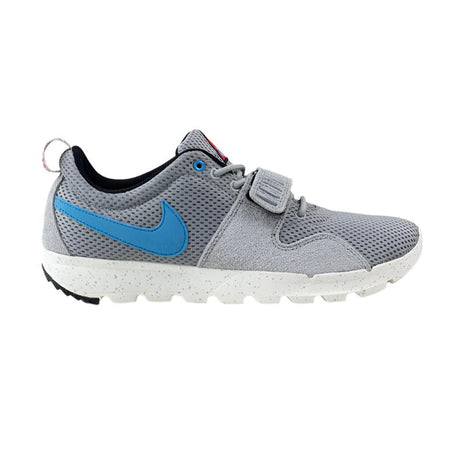 Nike SB Trainerendor Shoes- Base Grey / Vivid Blue / Sail Black