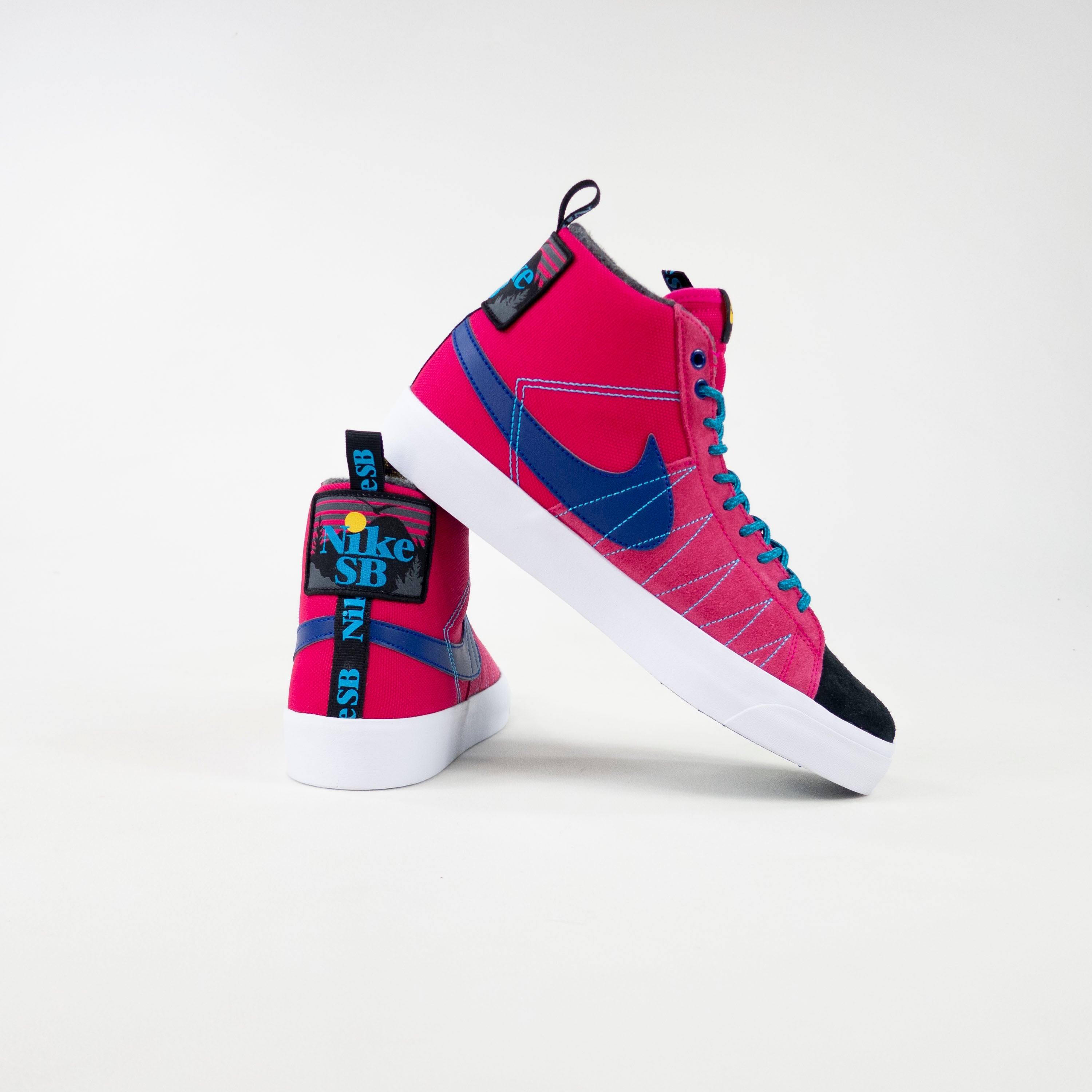 Nike zoom pink and blue best sale