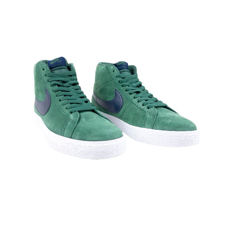 Nike SB Zoom Blazer Mid Premium Shoes - Noble Green/Midnight Navy-Noble Green (302)