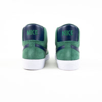 Nike SB Zoom Blazer Mid Premium Shoes - Noble Green/Midnight Navy-Noble Green (302)