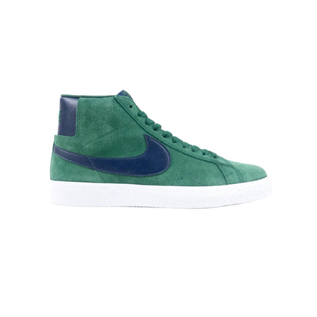 Nike SB Zoom Blazer Mid Premium Shoes - Noble Green/Midnight Navy-Noble Green (302)