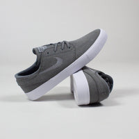 Nike SB Zoom Janoski Flyleather RM Shoes- Tumbled Grey / White (002)