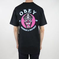 OBEY Battle Panther T-Shirt - Black