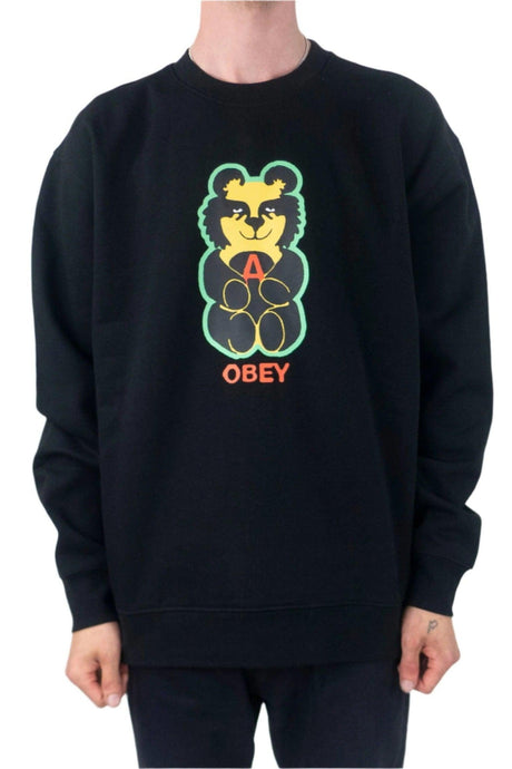 OBEY Bear Icon Sweatshirt - Black