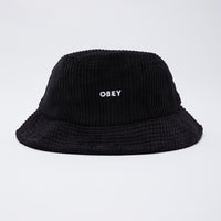 OBEY Bold Cord Bucket Hat- Black
