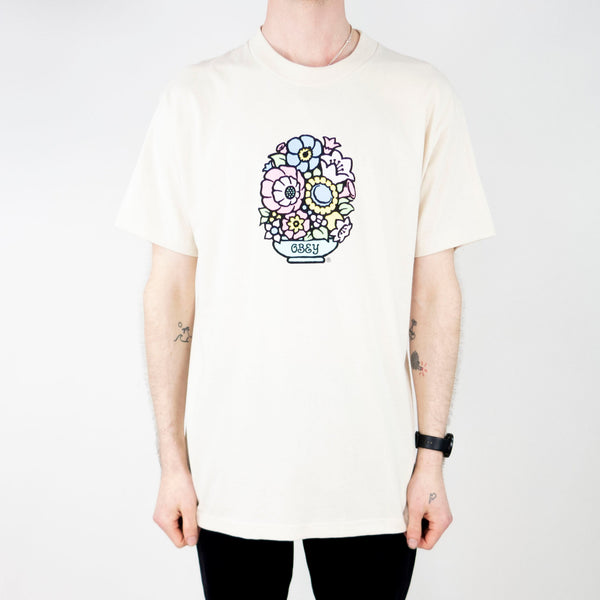 OBEY Flower Basket T-Shirt - Cream