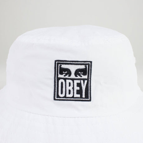 OBEY Icon Bucket Hat- White