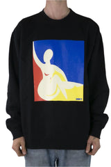 OBEY Julia Crew Sweatshirt - Black