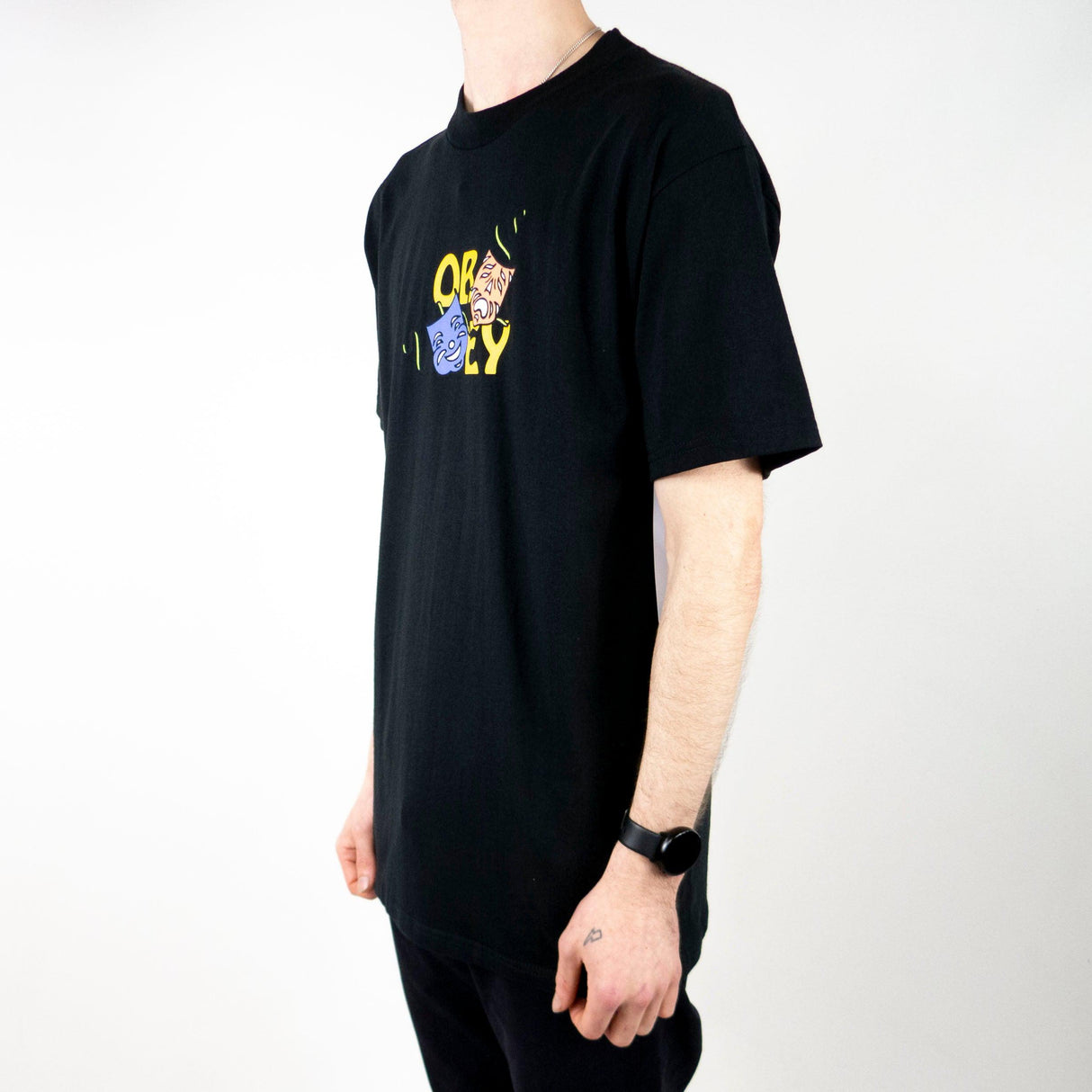 OBEY Smile Now T-Shirt - Black