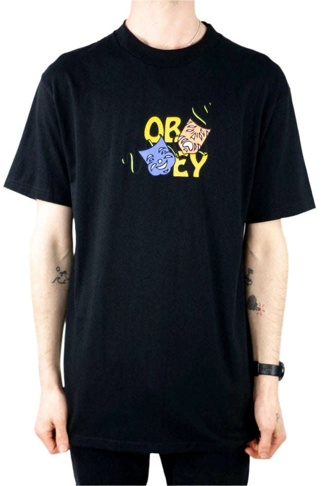 OBEY Smile Now T-Shirt - Black