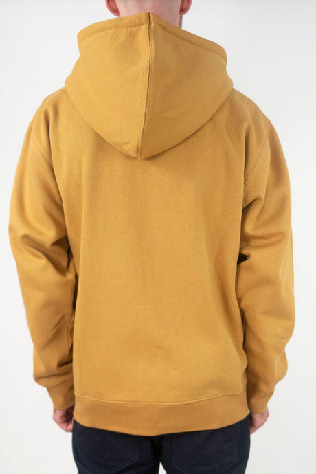 OBEY Tab Zip Hoodie - Brown Sugar