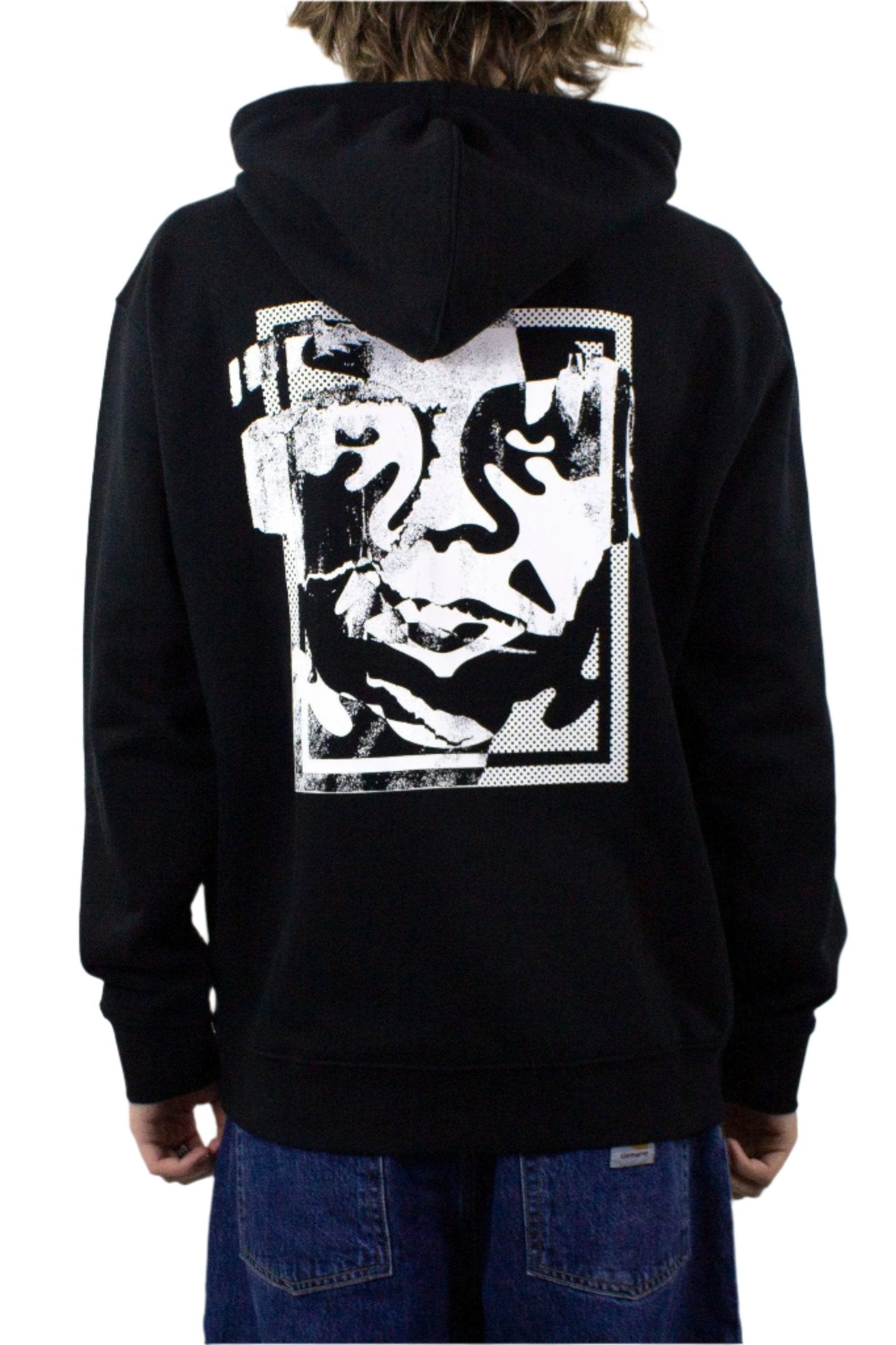 Obey on sale face hoodie