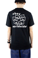 OBEY Worldwide Eyes T-Shirt - Black