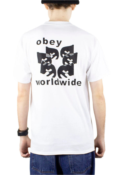 OBEY Worldwide Eyes T-Shirt - White