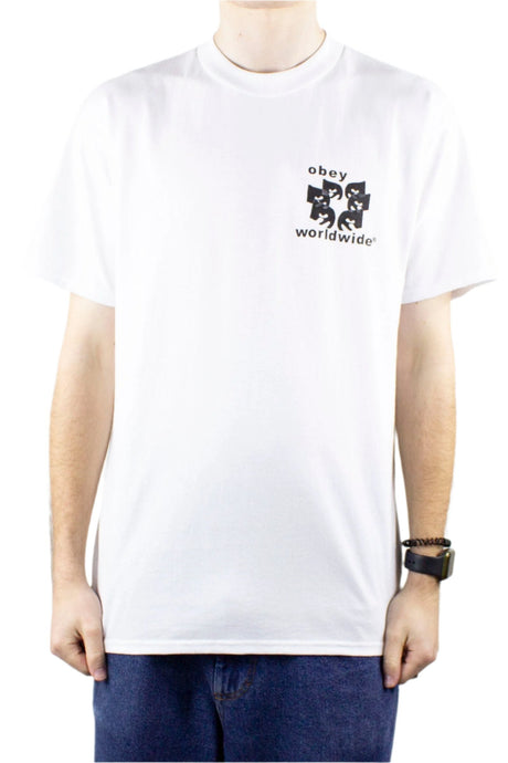 OBEY Worldwide Eyes T-Shirt - White