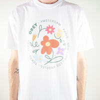 Obey Flower Dance T-Shirt - White