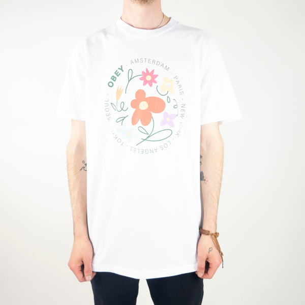 Obey Flower Dance T-Shirt - White