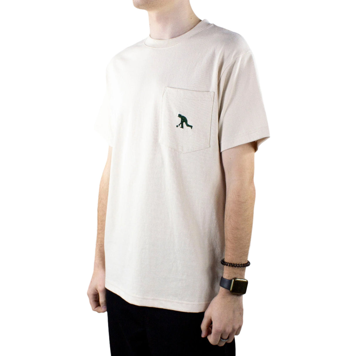 Pass Port Bowlo Pocket T-Shirt - Natural