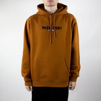 Pass Port Featherweight Embroidery Hoodie - Saddle