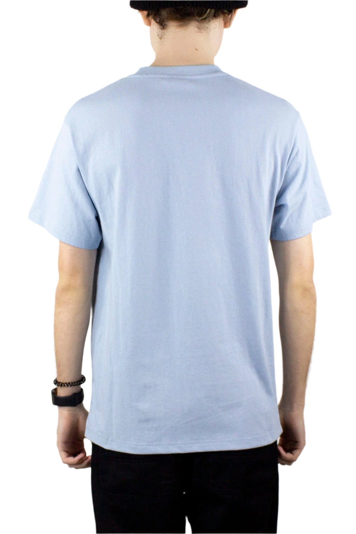 Pass Port Featherweight Embroidery T-Shirt - Powder Blue