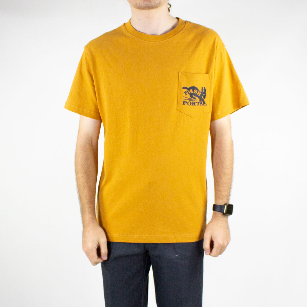 Pass Port Mule Pocket T-Shirt - Golden Brown