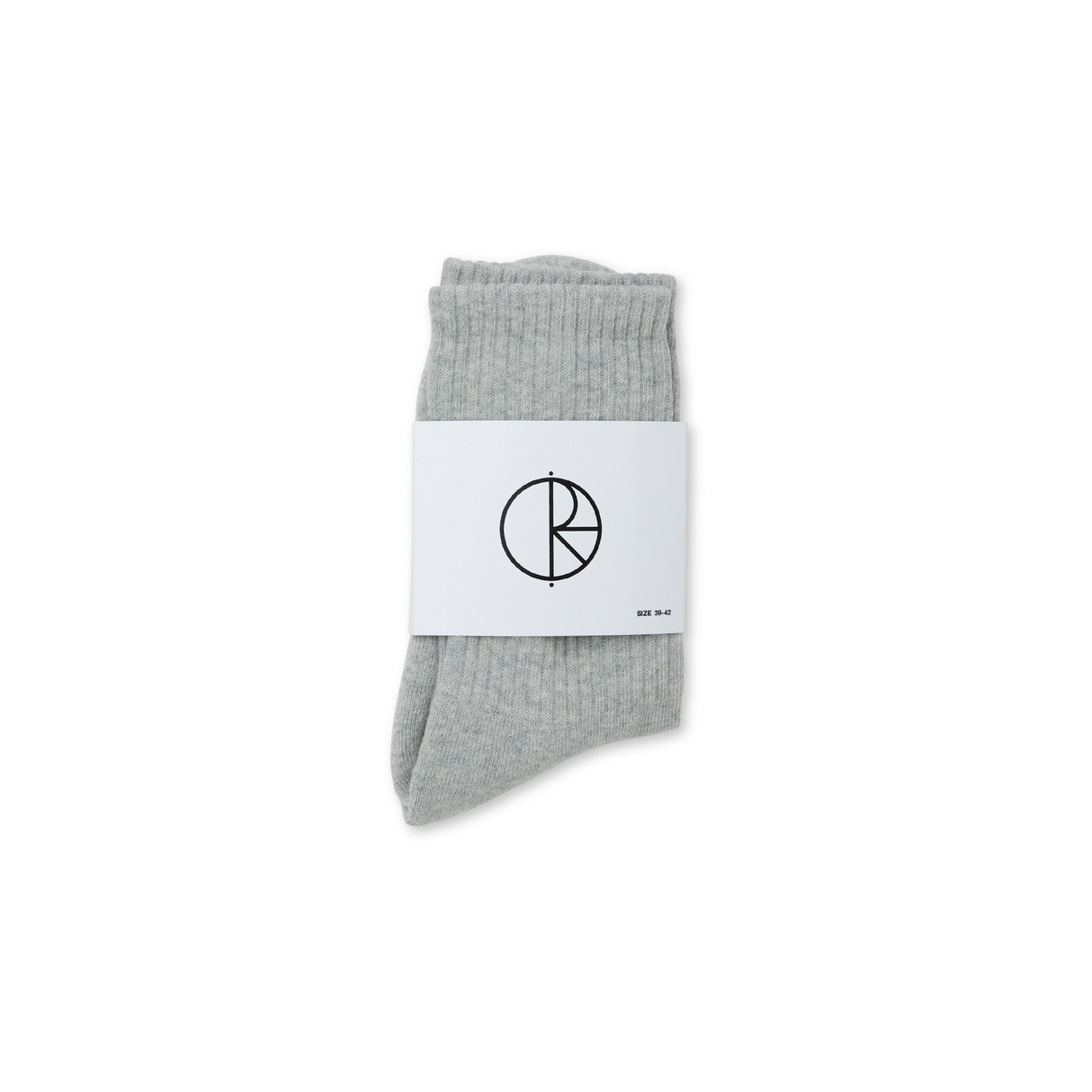 Polar Skate Co. Basic Socks – Heather Grey