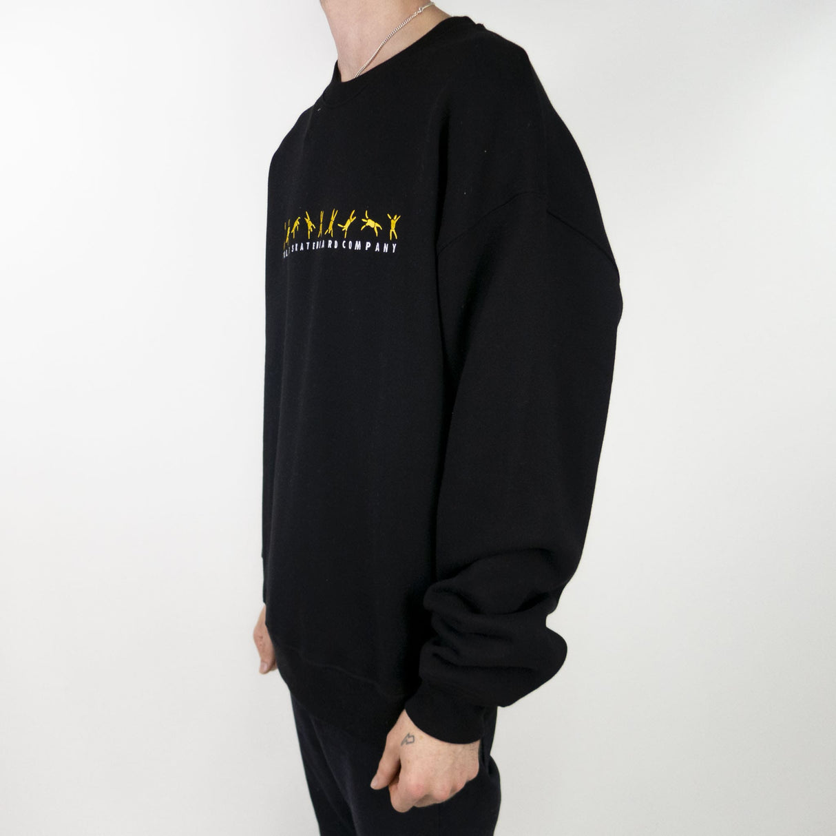 Polar Skate Co. Cartwheel Crewneck Sweatshirt - Black